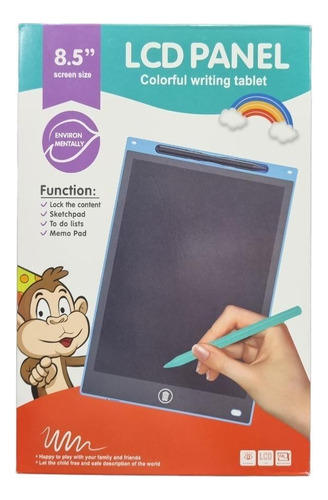 Tableta LCD de pizarra mágica colorida para niños de 8.5 pulgadas