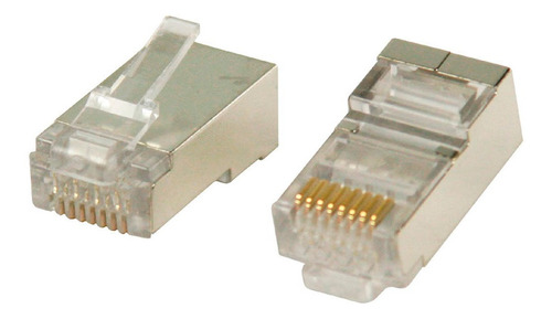 Conector Rj45 Cat6 Blindados Por Unidades - Wire