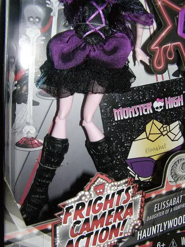 Monster High, Elissabat, Muñeca Coleccionable Con Accesorios