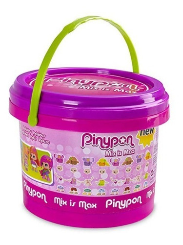 Pinypon Cubeta Mix Is Max 5 Figuras Mas De 50 Piezas