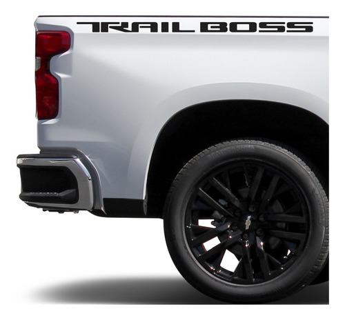 Sticker Trail Boss P/batea Compatible Con Pick Up Silverado