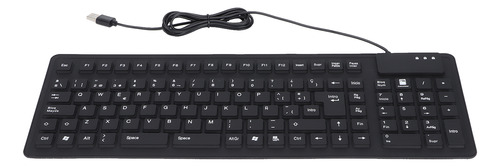 Teclado Con Cable, 105 Teclas, Español, Usb, Portátil, Plega