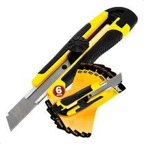 Comprar Kit 6 Estiletes Profissional Vonder Atacado Com Trava 18mm