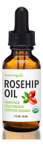 Aceite De Rosa Mosqueta Certificado Usda Orgánico 100% P