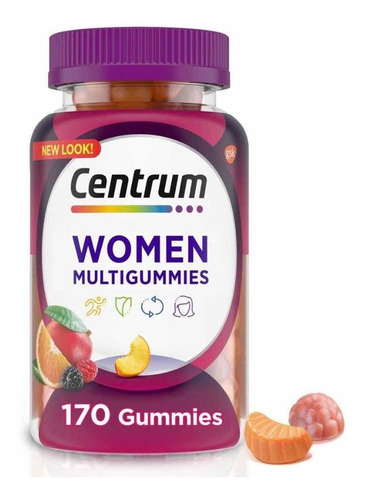 Centrum Mujer Multigummies, 170 Gomitas De Sabores . Sabor Frutas