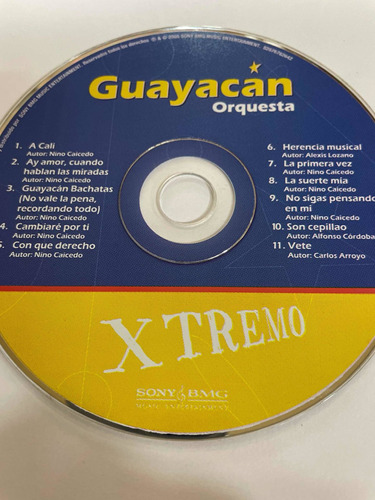 Cd Guayacán Xtremo. Usado Sin Caratula.
