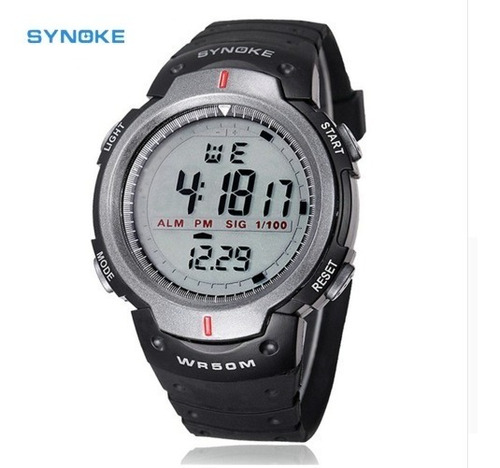 Relógio Masculino Synoke Wr50m Digital Pulso 61576 