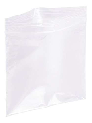 Bolsas Plástico Transparente Cierre Resellable 10x10cm 100pz