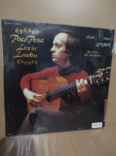 Paco Peña - Live In London - Vinilo Lp Vinyl 