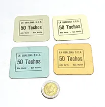Comprar Fichas Lata Carton Estancia La Ubaldina (lote) - Numismatica