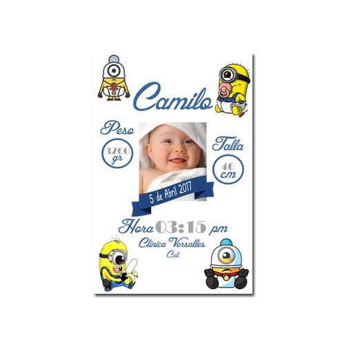Poster Retablo Baby Minions [40x24cms] [ref. Pby0404]