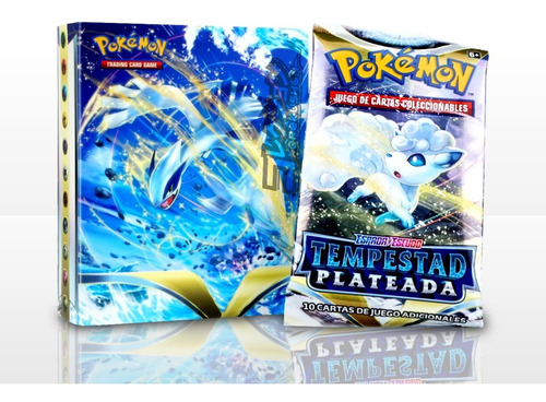 Cartas Pokémon Sobre + Mini Portfolio Silver Tempest Español