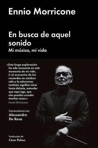 En Busca De Aquel Sonido - Morricone Ennio (libro) - Nuevo