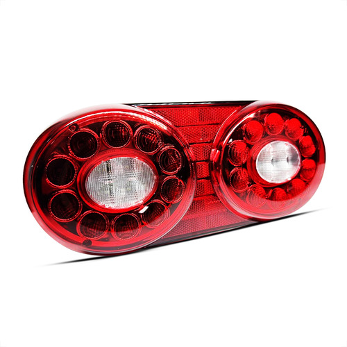 Par Lanterna Traseira Randon Led Seta Caminhão Baú Carreta