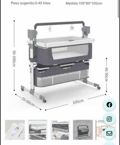 Cuna Mecedora Electrica