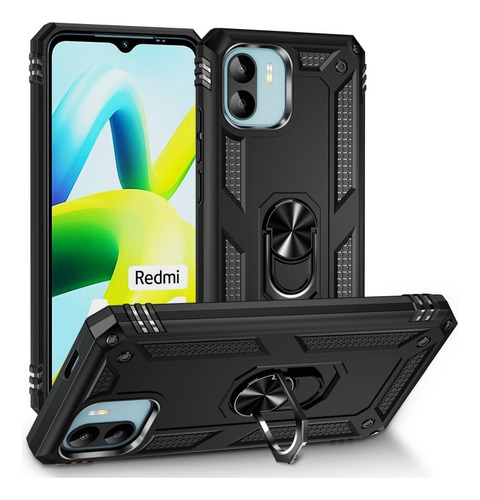 Funda Rudo Con Anillo Para Xiaomi Redmi A2 2023