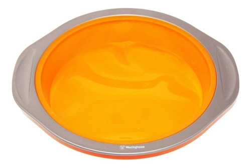 Molde De Silicón Westinghouse Circular Para Pan O Gelatina Color Naranja