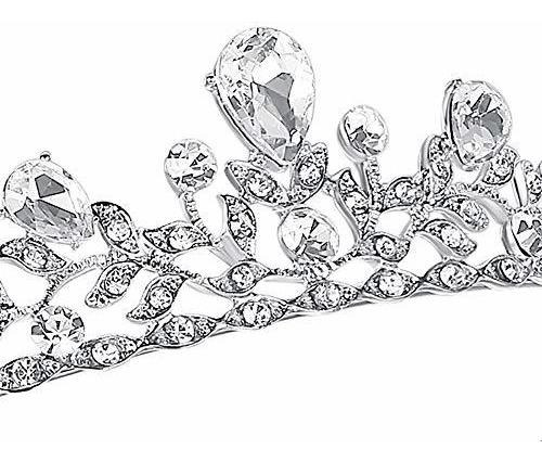 Tiara De Aleación Lovelyshop Royal Crystal Princess Para Bod