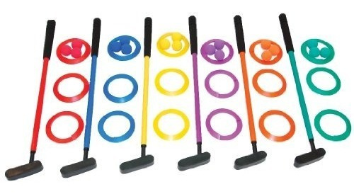 Champion Sports Mini Palos De Golf: Multi Color Putt Putt