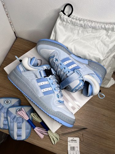 adidas Bad Bunny Forum Blue Tint 9.5us (2 Usos)