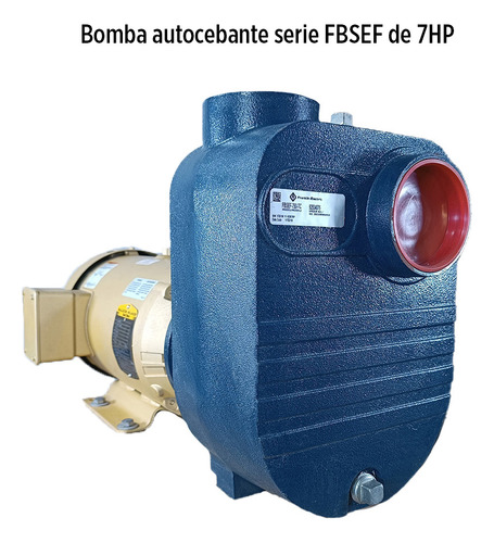 Bomba Autocebante Fbsef 7,5hp 230v 3ph Franklin Electric