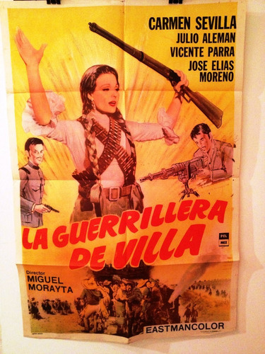 Afiche De Cine - Carmen Sevilla - La Guerrillera De Villa