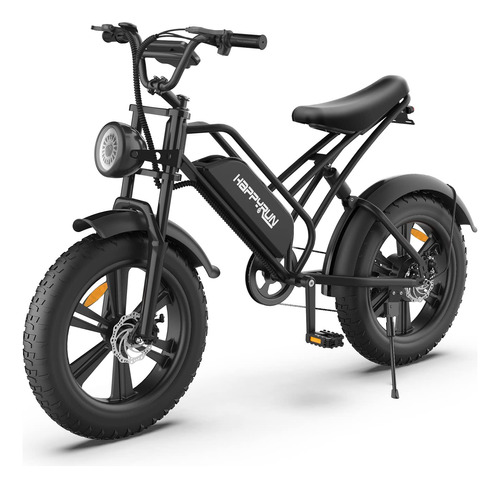 Happyrun Bicicleta Electrica Para Adulto Motor Neumatico Ah