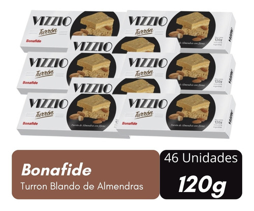 Turro Vizzio Blando De Almendra 46 X 120 G