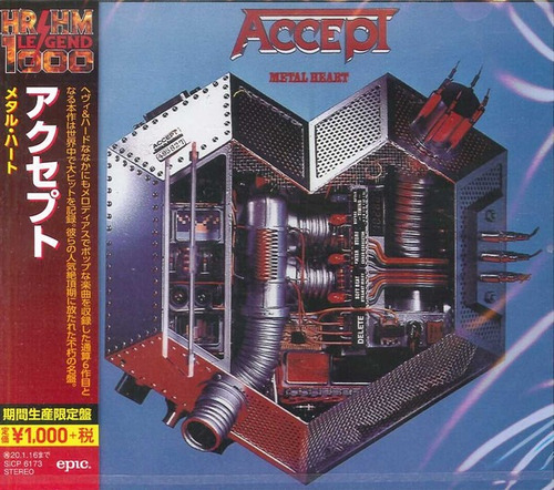 Accept Metal Heart Cd Nuevo Obi Jap Musicovinyl