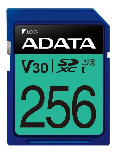Adata Memoria Sdxc Pro 256gb Uhs-i U3 Cl10 Asdx256gui3v30s-r