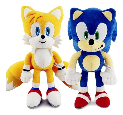 2pcs 30cm Sonic Plush Toys Muñeca De Peluche Juguetes Regalo