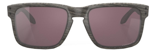 Óculos de sol polarizados Oakley Holbrook Woodgrain Collection Standard armação de o matter cor woodgrain, lente daily de plutonite prizm, haste woodgrain de o matter - OO9102