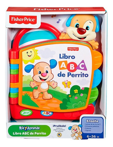 Fisher Price Libro Abc Perrito Infantil Bebes