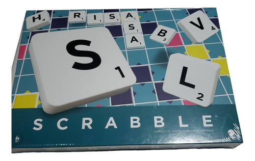 Tablero De Juego Scrabble Mattel  100 Fichas Bolsas De Ficha