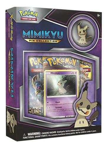 Pokemon Tcg: Caja Mimikyu Premium De Colección Con Un Pin .