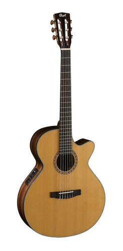 Imagen 1 de 1 de Guitarra Electroacústica Cort Classic CEC7 para diestros natural ovangkol brillante