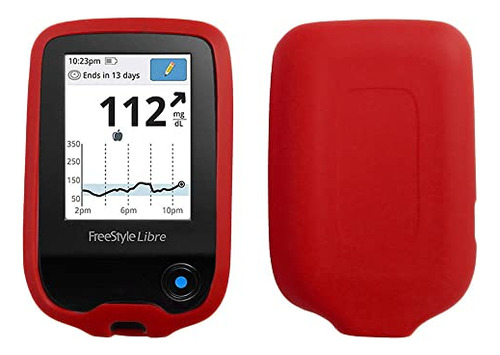 Funda Para Freestyle Libre De Silicona Premium - Rojo