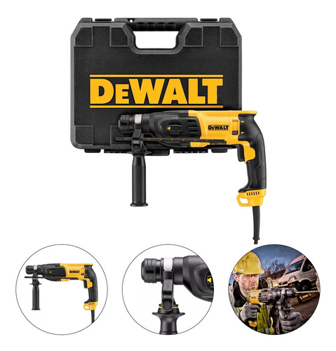 Martelete Furadeira De Impacto Sds Plus 800w Dewalt D25133k 