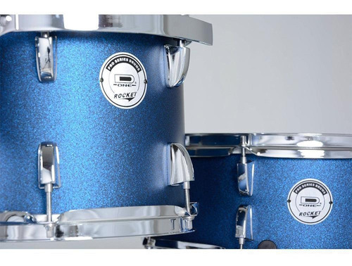 Bateria Acústica D One Rocket Dr22 Bumbo 22 Bss Pedal Banco