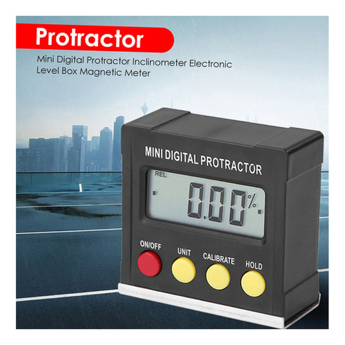 A Horizontal Angle Meter Protractor Inclinometer