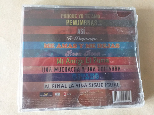 Cd Jose Luis Rodriguez/mi Amigo El Puma