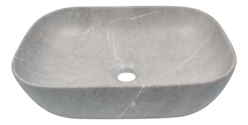 Lavamanos Rectangular De Sobreponer Gris 455*325*135