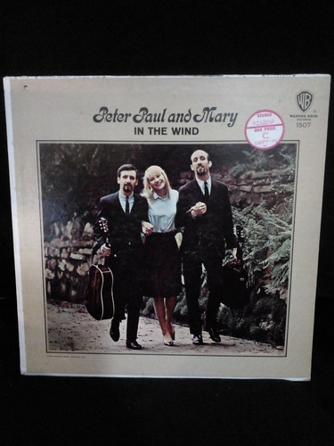 Peter Paul And Mary - In The Wind Vinilo Importado Muyb Esta