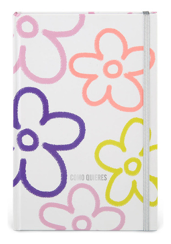 Cuaderno Mooving Como Quieres A5 X 80 Hs Rayado Con Elástico