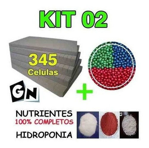 Kit 002 1000lt Fertilizante Espuma Fenólica Hidroponia