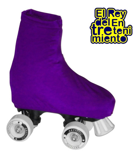 Imagen 4 de 7 de Par Polainas Cubrebotas Profesional Patín Artístico - El Rey