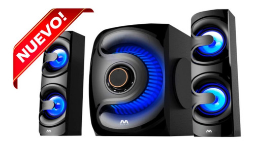 Minicomponente  Woofer 2.1 Phoenix Usb Radio Bluetooh 70w