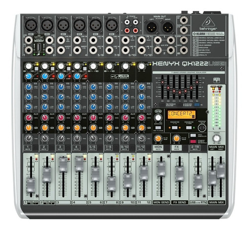 Imagem 1 de 1 de Mesa De Som Analógica 12 Canais Xenyx Qx1222 General Som