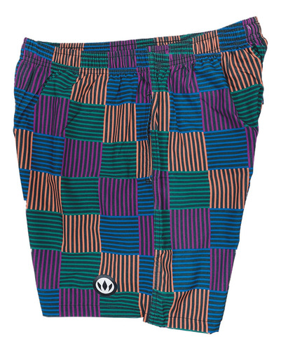 Imagem 2 de 4 de Bermuda Praia Trama Colors - Estampado