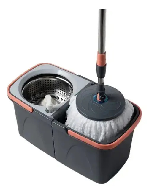 Mopa Trapeador Mopa Centrífuga Doble Balde Centrifugador Fcd Color Gris oscuro